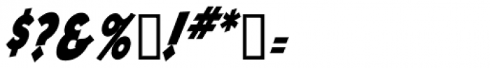 Pulpular Oblique Font OTHER CHARS