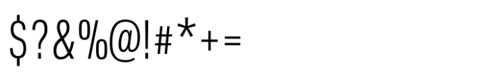 Pulse JP Arabic Compressed Light Font OTHER CHARS