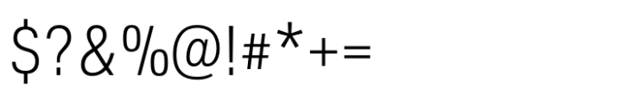 Pulse JP Arabic Condensed Light Font OTHER CHARS