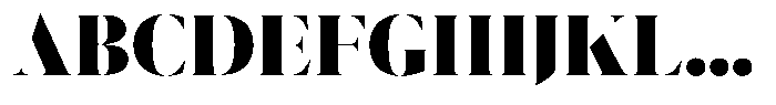 Pulso Big Black Font UPPERCASE