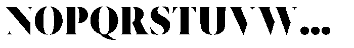 Pulso Big Black Font UPPERCASE