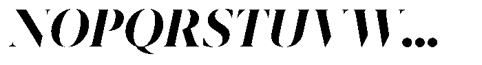 Pulso Big Bold Italic Font UPPERCASE