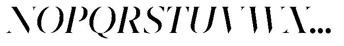 Pulso Big Book Italic Font UPPERCASE