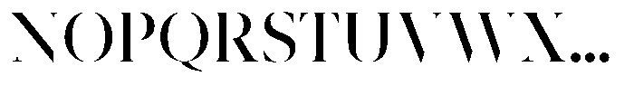 Pulso Big Book Font UPPERCASE
