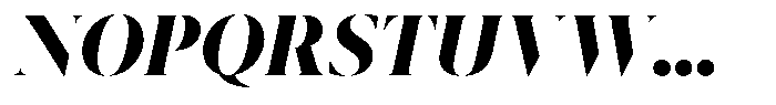Pulso Big Extra Bold Italic Font UPPERCASE