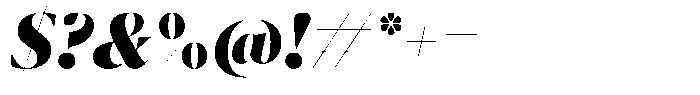 Pulso Big Pro Black Italic Font OTHER CHARS