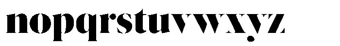 Pulso Big Pro Black Font LOWERCASE