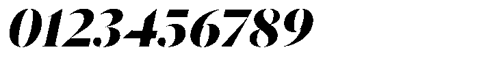 Pulso Big Pro Extra Bold Italic Font OTHER CHARS