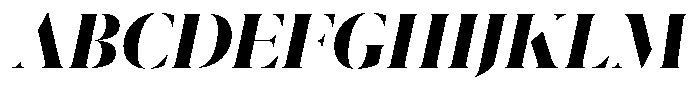 Pulso Big Pro Extra Bold Italic Font UPPERCASE