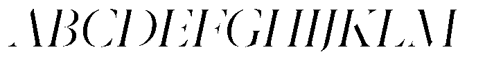 Pulso Big Pro Light Italic Font UPPERCASE