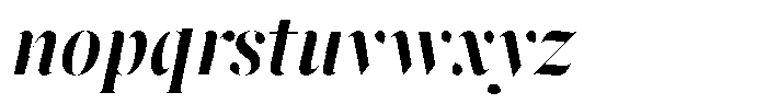 Pulso Big Pro Medium Italic Font LOWERCASE