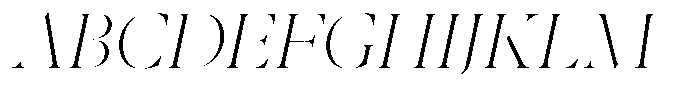 Pulso Big Pro Thin Italic Font UPPERCASE