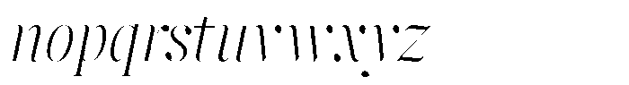 Pulso Big Pro Thin Italic Font LOWERCASE