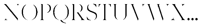 Pulso Big Pro Thin Font UPPERCASE