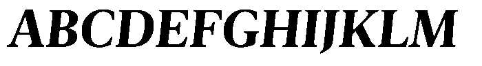 Pulso Bold Inclined Font UPPERCASE