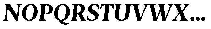 Pulso Bold Inclined Font UPPERCASE
