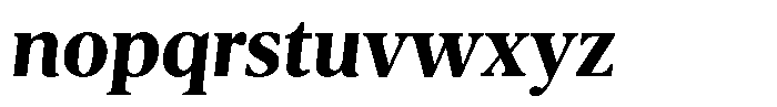 Pulso Bold Inclined Font LOWERCASE