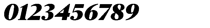 Pulso Headline Black Italic Font OTHER CHARS
