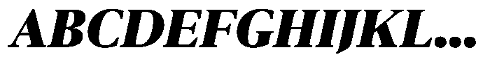 Pulso Headline Black Italic Font UPPERCASE