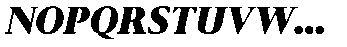 Pulso Headline Black Italic Font UPPERCASE