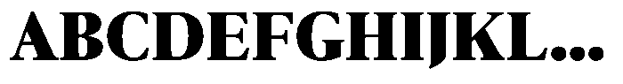 Pulso Headline Black Font UPPERCASE