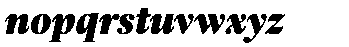 Pulso Headline Pro Black Italic Font LOWERCASE