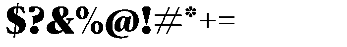 Pulso Headline Pro Black Font OTHER CHARS