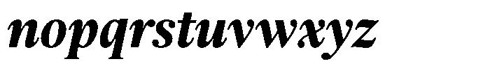 Pulso Headline Pro Bold Italic Font LOWERCASE