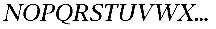Pulso Headline Pro Book Italic Font UPPERCASE