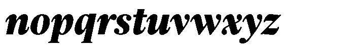Pulso Headline Pro Extra Bold Italic Font LOWERCASE