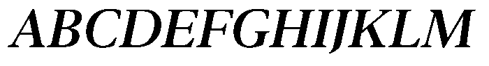 Pulso Headline Pro Medium Italic Font UPPERCASE