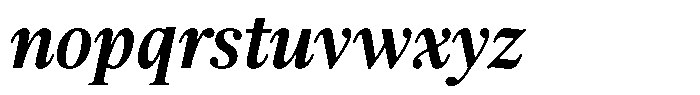 Pulso Headline Pro Medium Italic Font LOWERCASE