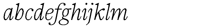 Pulso Headline Thin Italic FONT