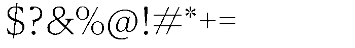 Pulso Headline Thin Font OTHER CHARS