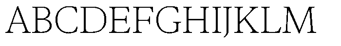 Pulso Headline Thin Font UPPERCASE