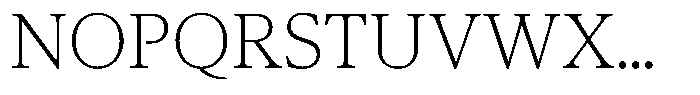 Pulso Headline Thin Font UPPERCASE