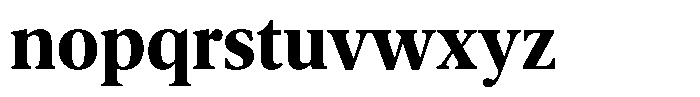 Pulso Pro Bold Font LOWERCASE