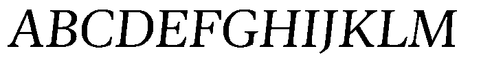 Pulso Pro Roman Inclined Font UPPERCASE