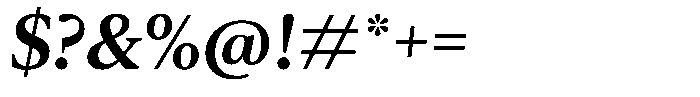Pulso Pro Semi Bold Inclined Font OTHER CHARS