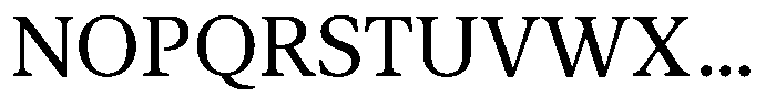Pulso Roman Font UPPERCASE