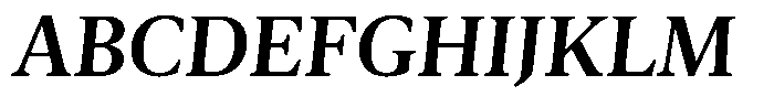 Pulso Semi Bold Inclined Font UPPERCASE