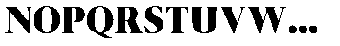 Pulso Title Black Font UPPERCASE