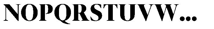 Pulso Title Extra Bold Font UPPERCASE