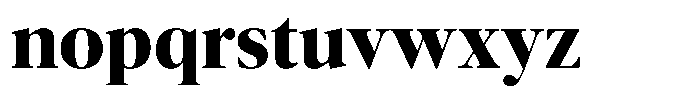 Pulso Title Extra Bold Font LOWERCASE