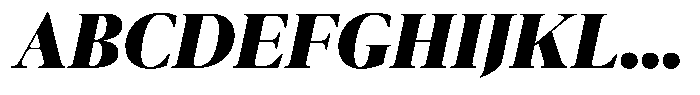 Pulso Title Pro Black Italic Font UPPERCASE
