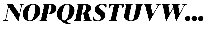 Pulso Title Pro Black Italic Font UPPERCASE