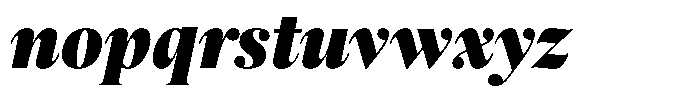 Pulso Title Pro Black Italic Font LOWERCASE