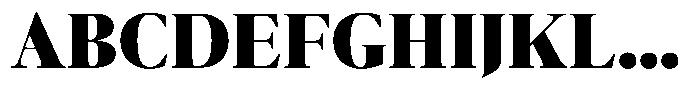 Pulso Title Pro Black Font UPPERCASE