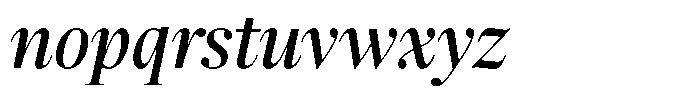 Pulso Title Pro Book Italic Font LOWERCASE