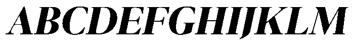 Pulso Title Pro Extra Bold Italic Font UPPERCASE